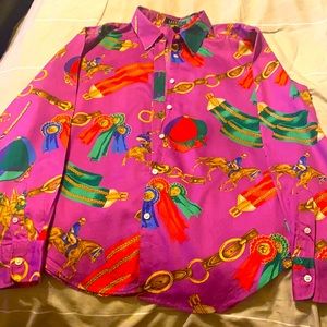 Ralph Lauren  Equestrian  limited Edition long sleeve polo size xl